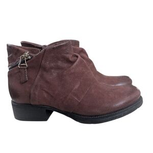Miz Mooz Rich Brown Combat Boots